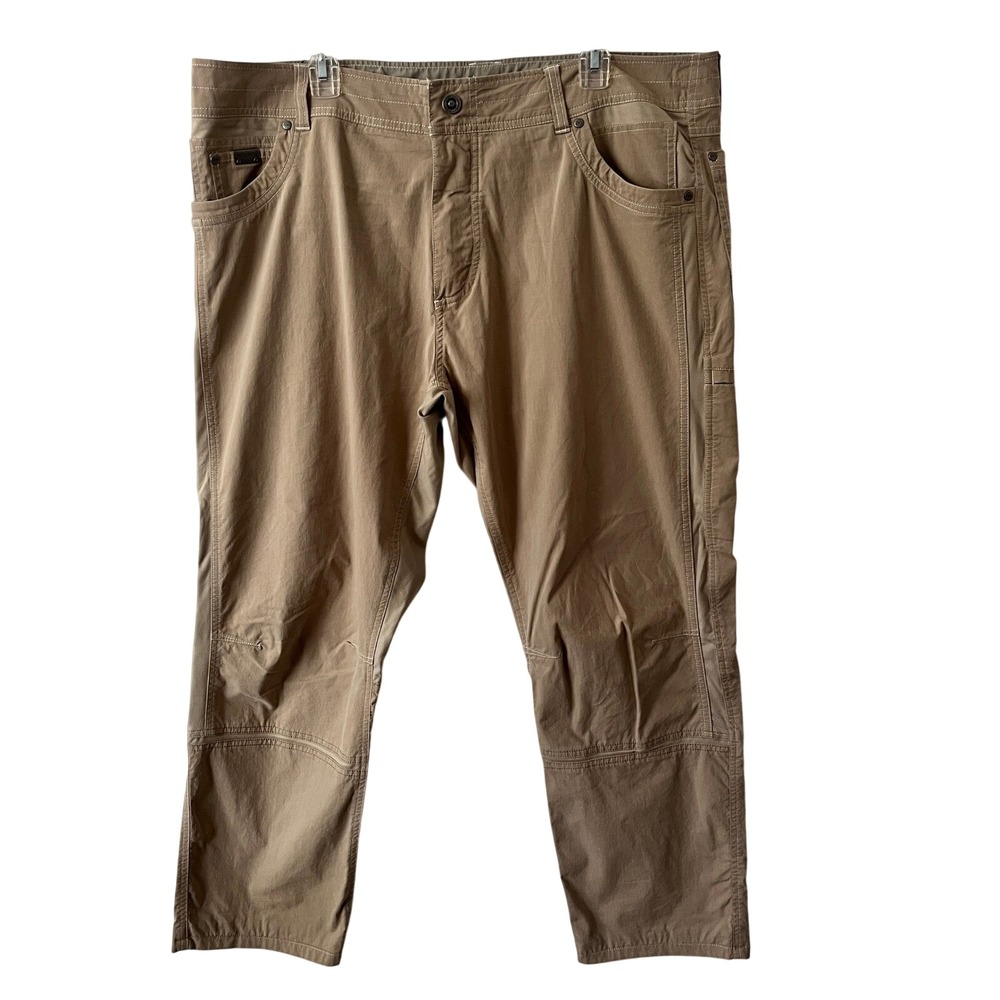 Kuhl Radikl Khaki Tan Hiking Pants Men's‎ 40x32 Enduro Fabric Stretch Outdoor